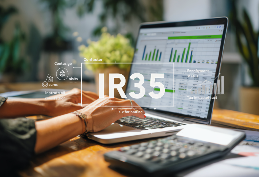 Business person searching up what does outside of ir35 mean